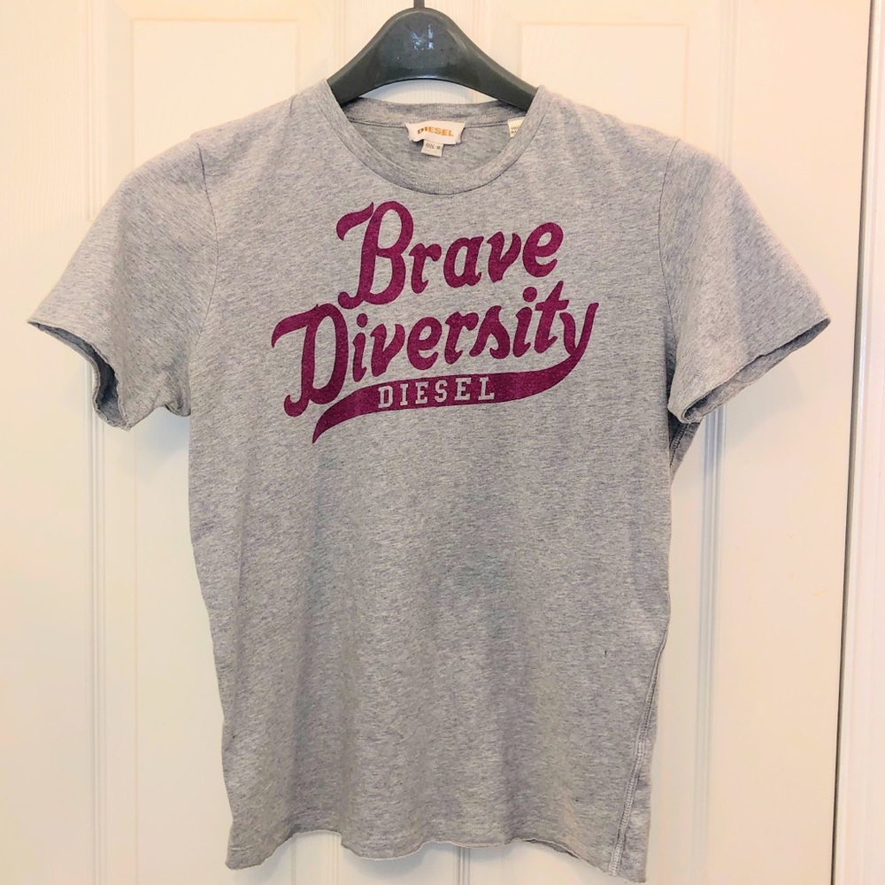 Diesel Brave Diversity Gray T Shirt
